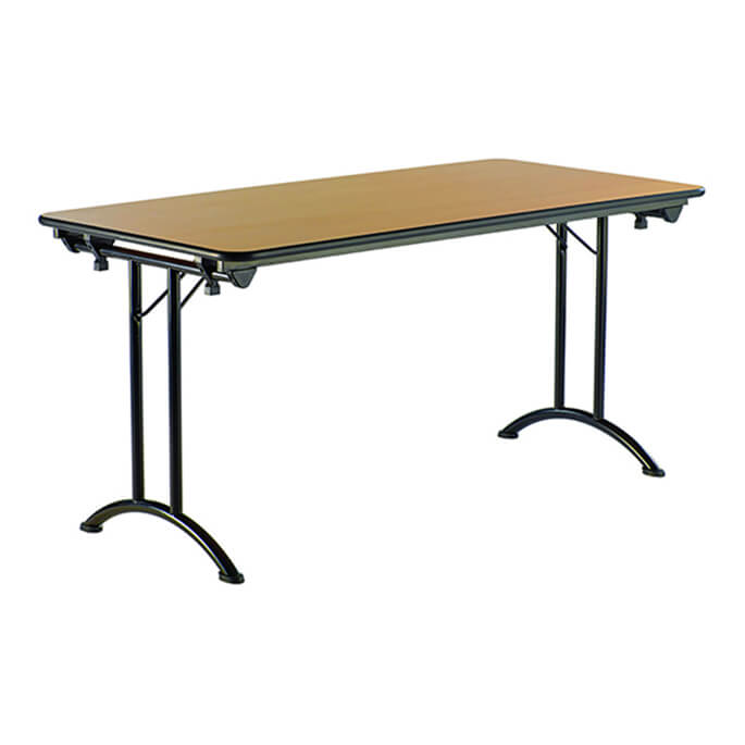 Table pliante rectangulaire en mélamine pour collectivités Soraya